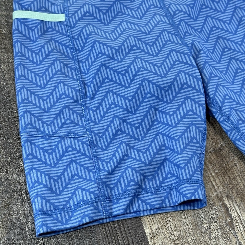 Vineyard Vines Women's Blue Spandex Performance Shorts Tights Bike Yoga Run Sz S - Picture 2 of 14